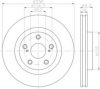 HELLA 8DD 355 118-561 Brake Disc